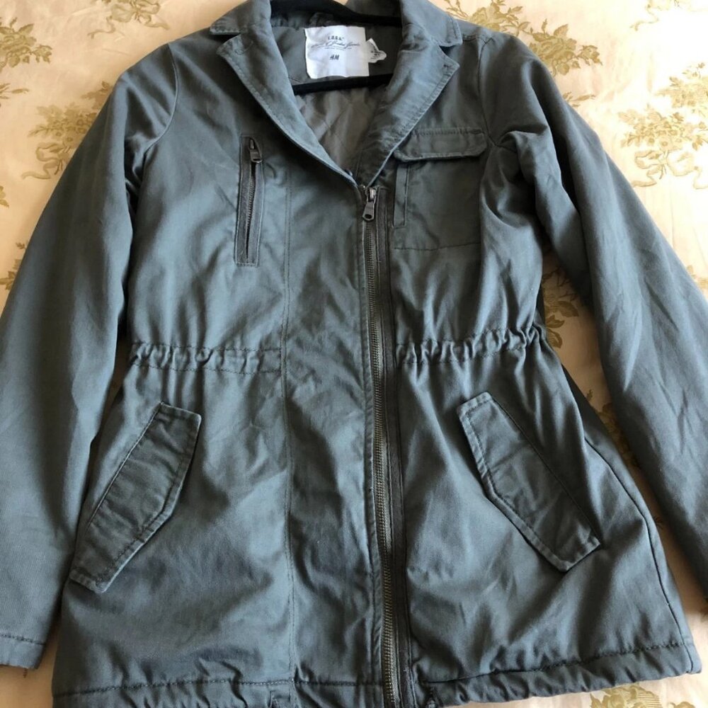 H&M Women’s Olive Green Jacket Size 4